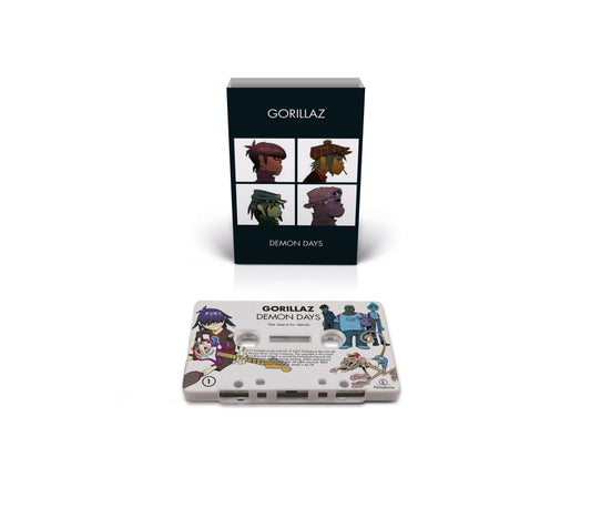 PRE-ORDER: Gorillaz "Demon Days" Cassette (Brick & Mortar Exclusive White Body)