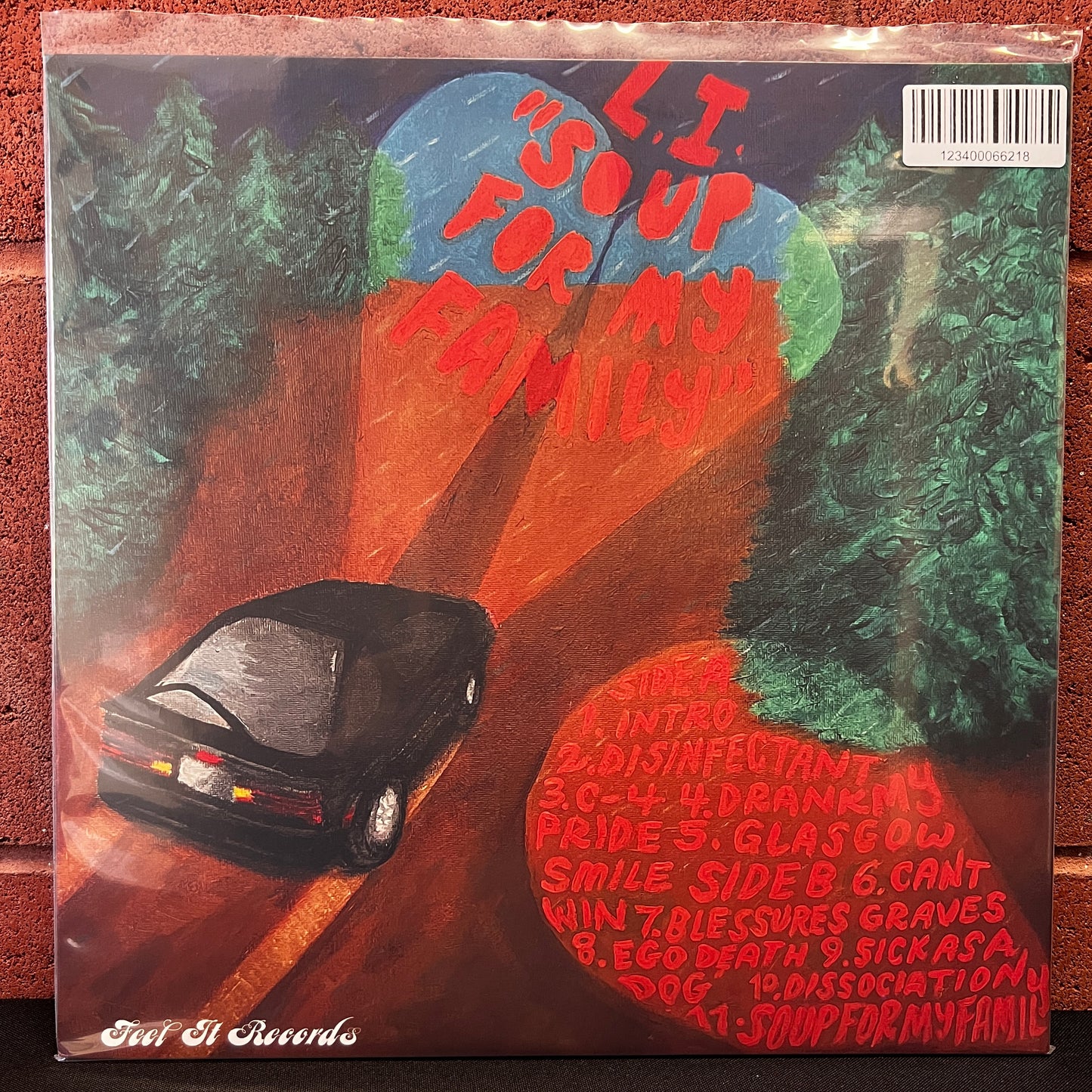 Used Vinyl: Lysol "Soup For My Family" LP (2021 Press - Blue Vinyl)