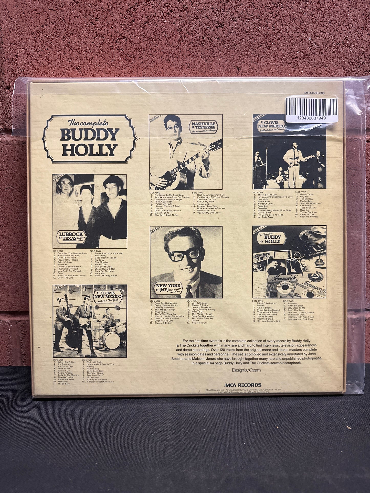 Used Vinyl:  Buddy Holly ”The Complete Buddy Holly” 6xCassette (Box Set)