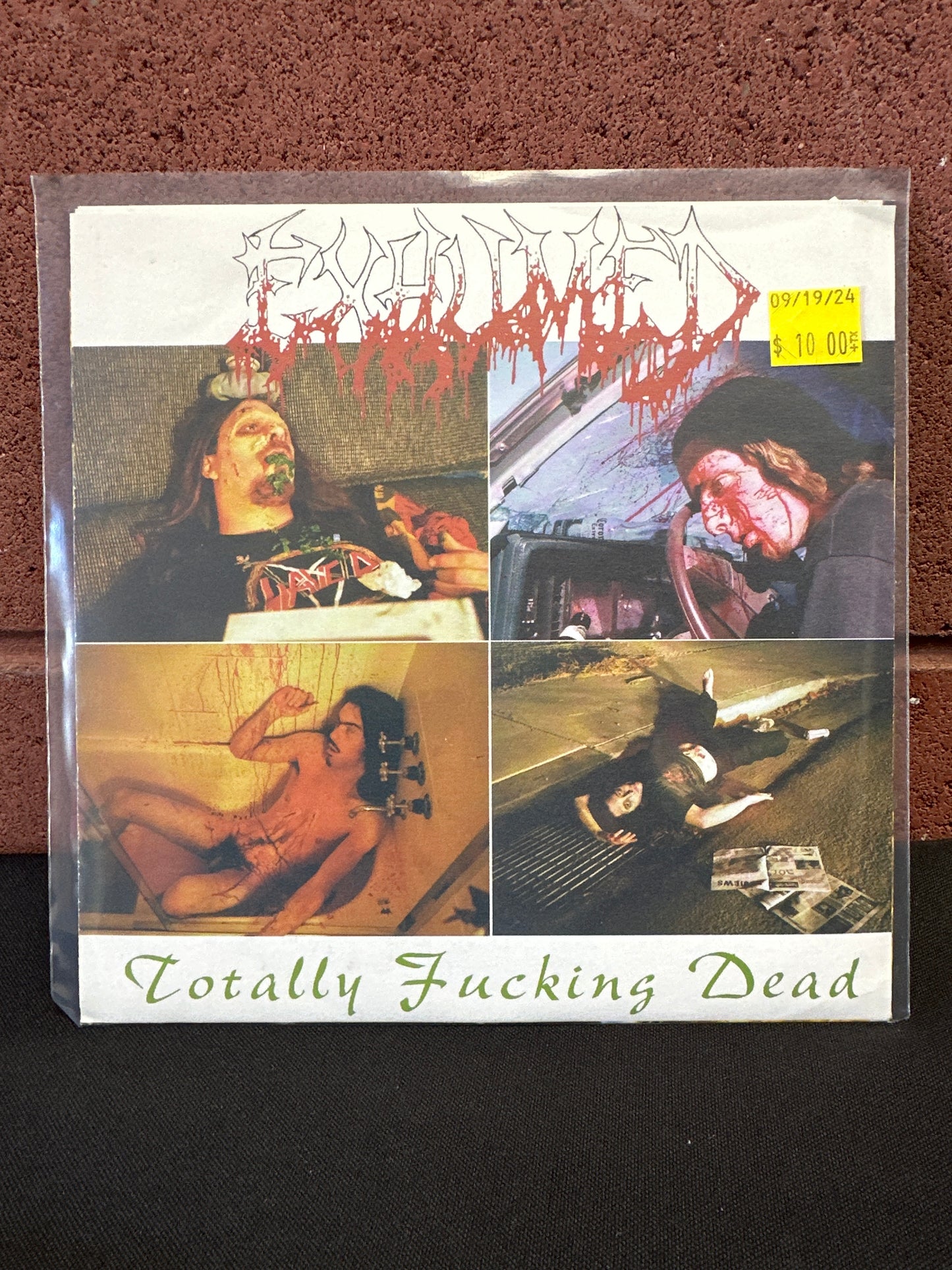 Used Vinyl:  Nyctophobic / Exhumed ”Sterility / Totally Fucking Dead” 7"