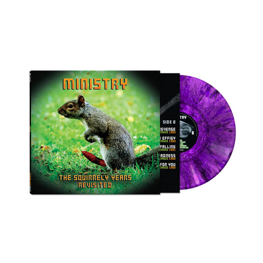 Ministry "The Squirrely Years Revisited" LP (Purple Marble Vinyl)