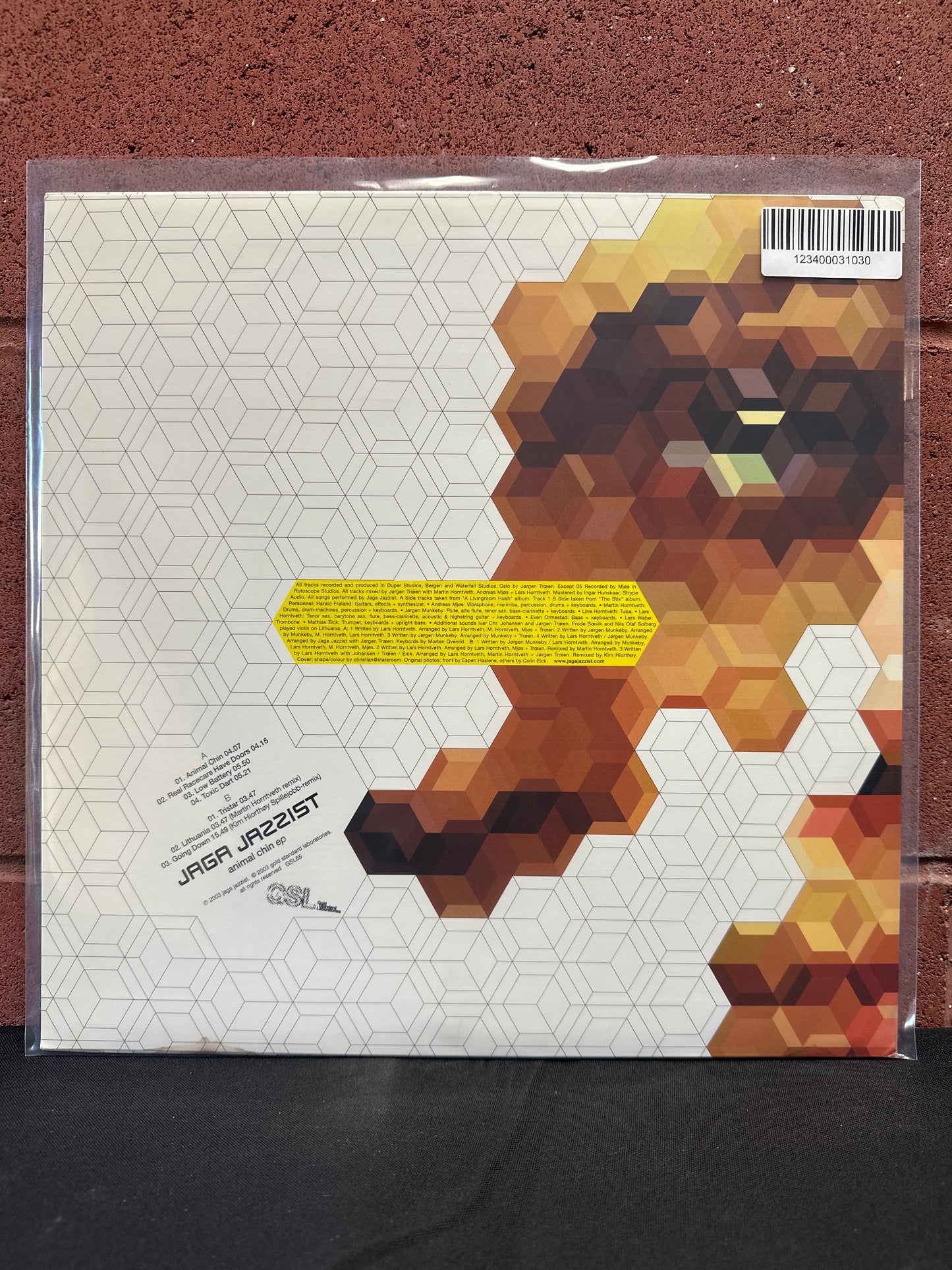 Used Vinyl:  Jaga Jazzist ”Animal Chin EP” LP (Marble Vinyl)