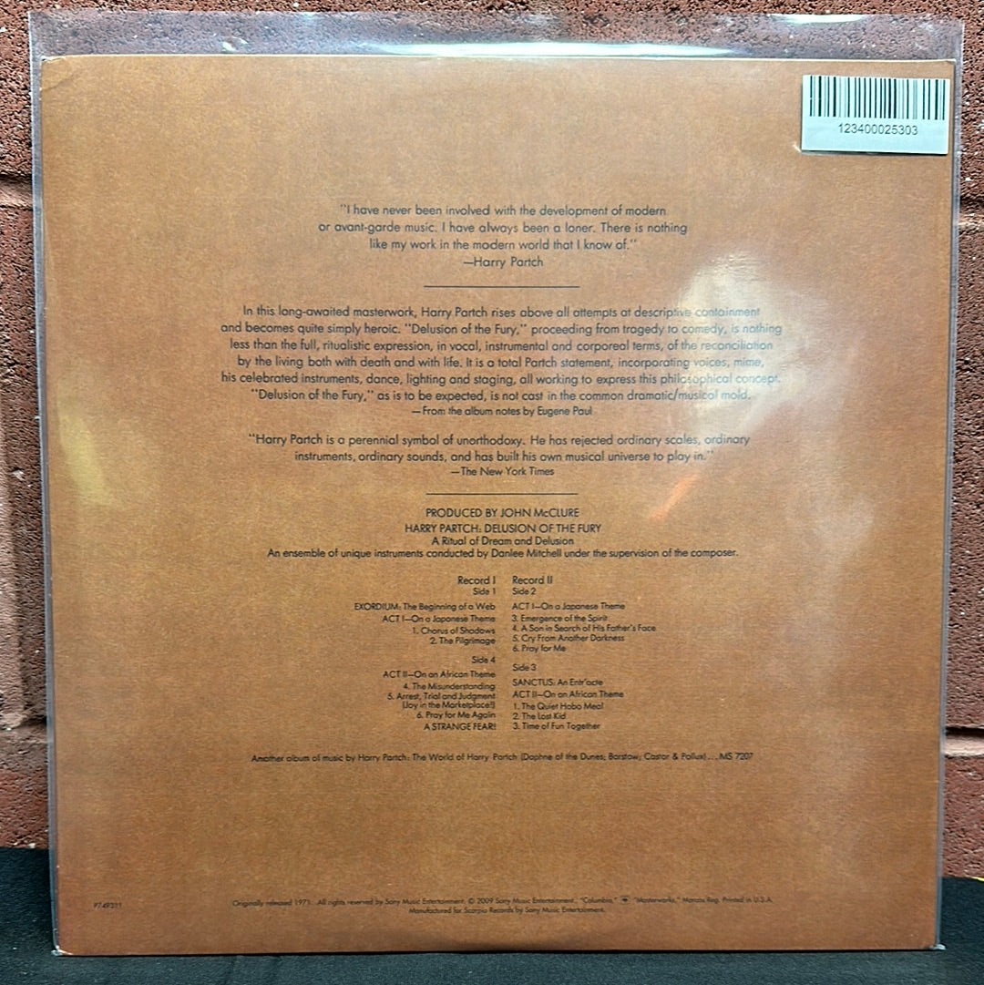 Used Vinyl:  Harry Partch ”Delusion Of The Fury - A Ritual Of Dream And Delusion” 2xLP