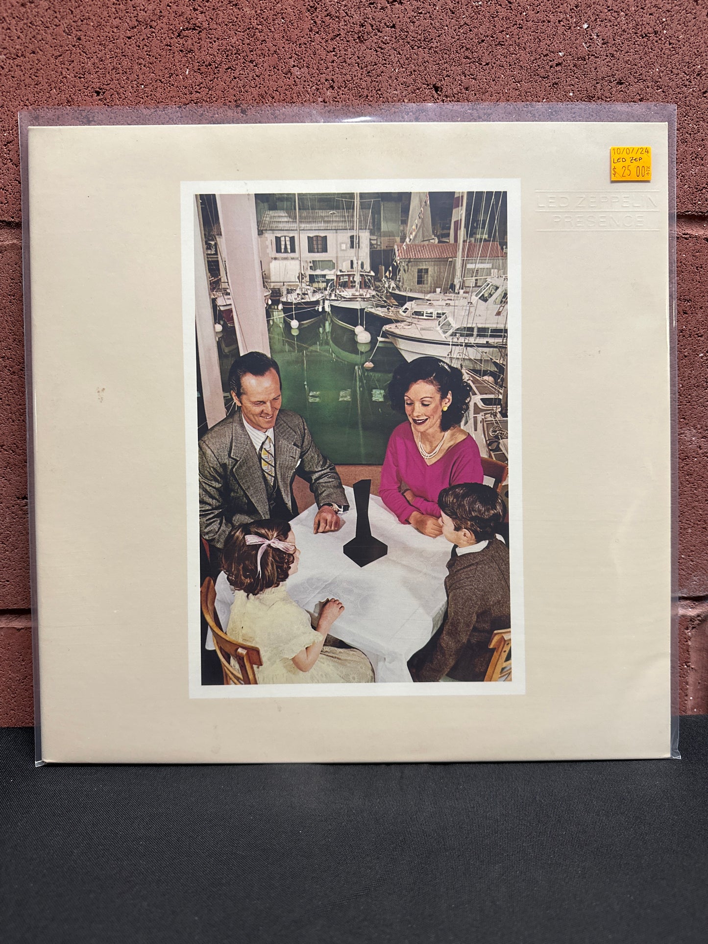 Used Vinyl:  Led Zeppelin ”Presence” LP