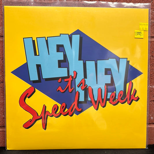 Used Vinyl:  Speed Week ”Hey Hey It's Speed Week” 12" (Clear vinyl)