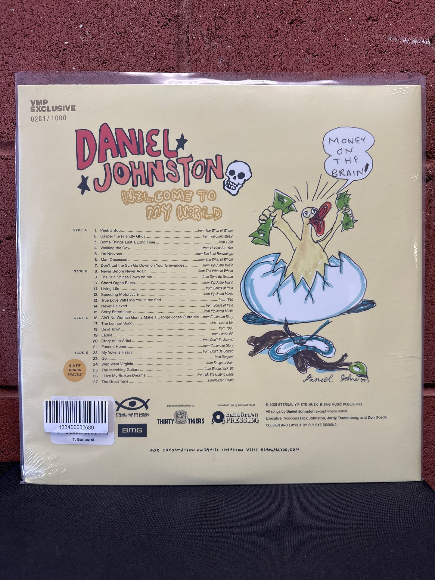 Used Vinyl:  Daniel Johnston ”Welcome To My World: The Music Of Daniel Johnston” 2xLP (Sunburst Vinyl)