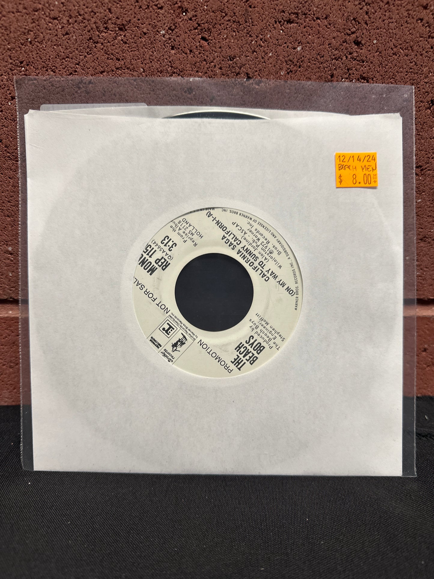 Used Vinyl: The Beach Boys "California Saga (On My Way To Sunny Californ-i-a)" 7" (Promo)