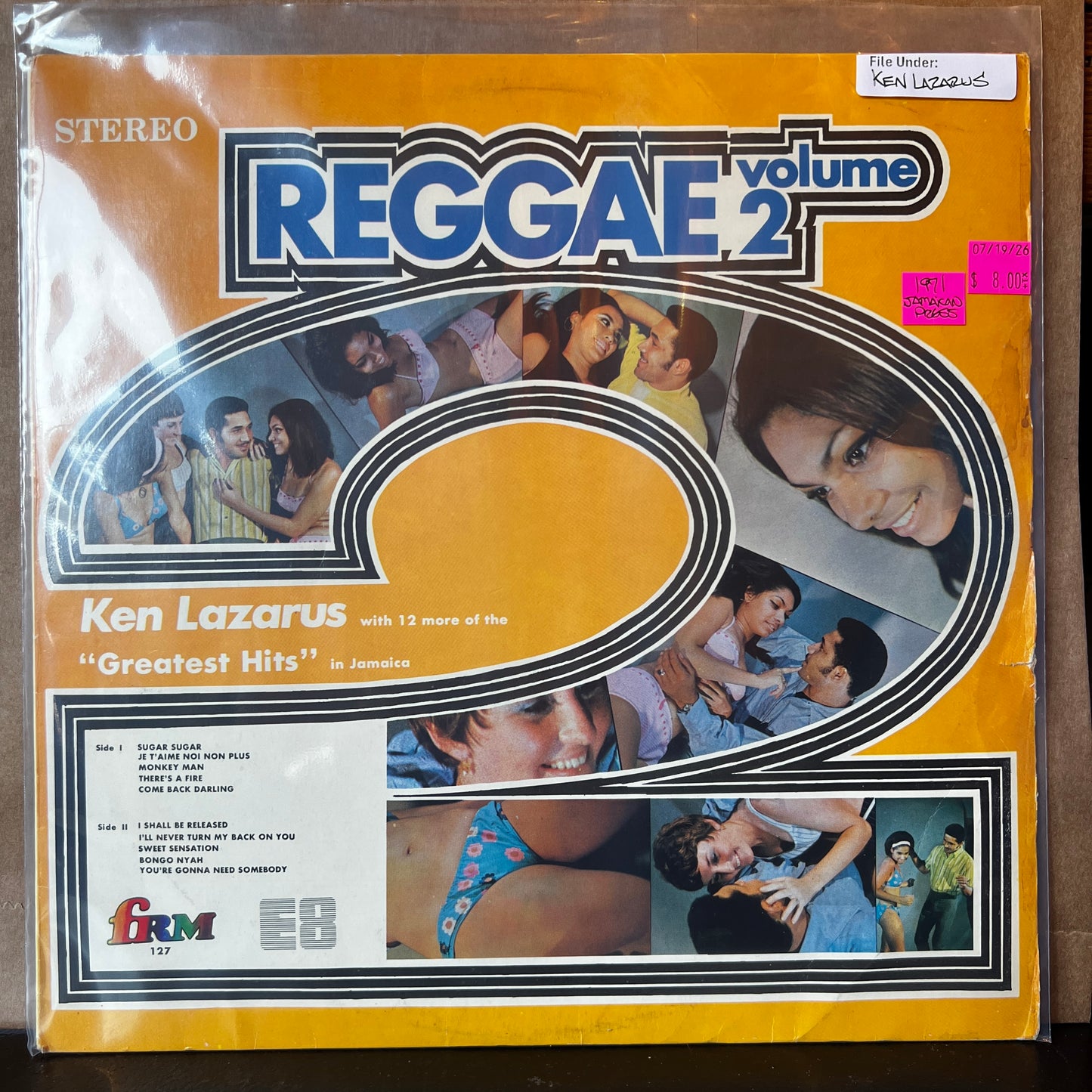 Used Vinyl: Ken Lazarus ‎"Reggae Greatest Hits Vol. 2" LP (1971 Jamaican Press)