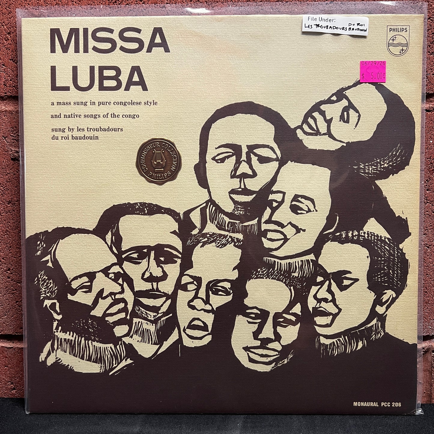 Used Vinyl: Les Troubadours Du Roi Baudouin "Missa Luba" LP