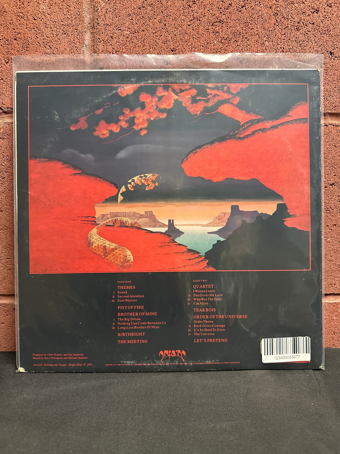 Used Vinyl: Anderson Bruford Wakeman Howe ”Anderson Bruford Wakeman Howe” LP