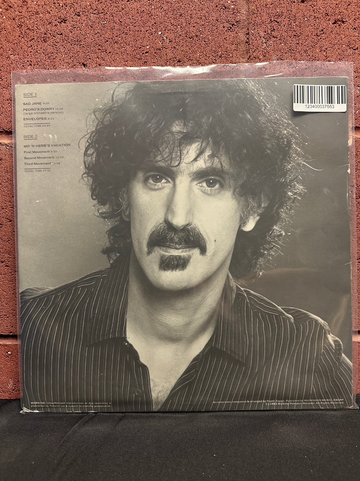 Used Vinyl:  Frank Zappa / London Symphony Orchestra Conducted By Kent Nagano ”The London Symphony Orchestra - Zappa Vol. 1” LP