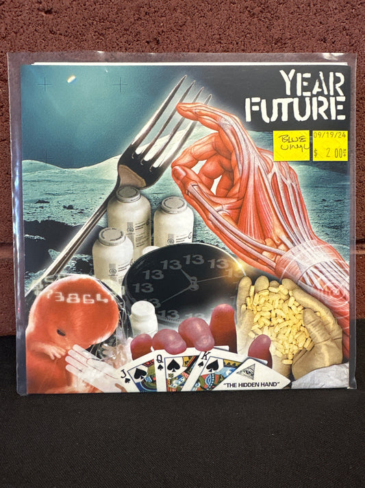 Used Vinyl:  Year Future ”The Hidden Hand” 7" (Blue vinyl)