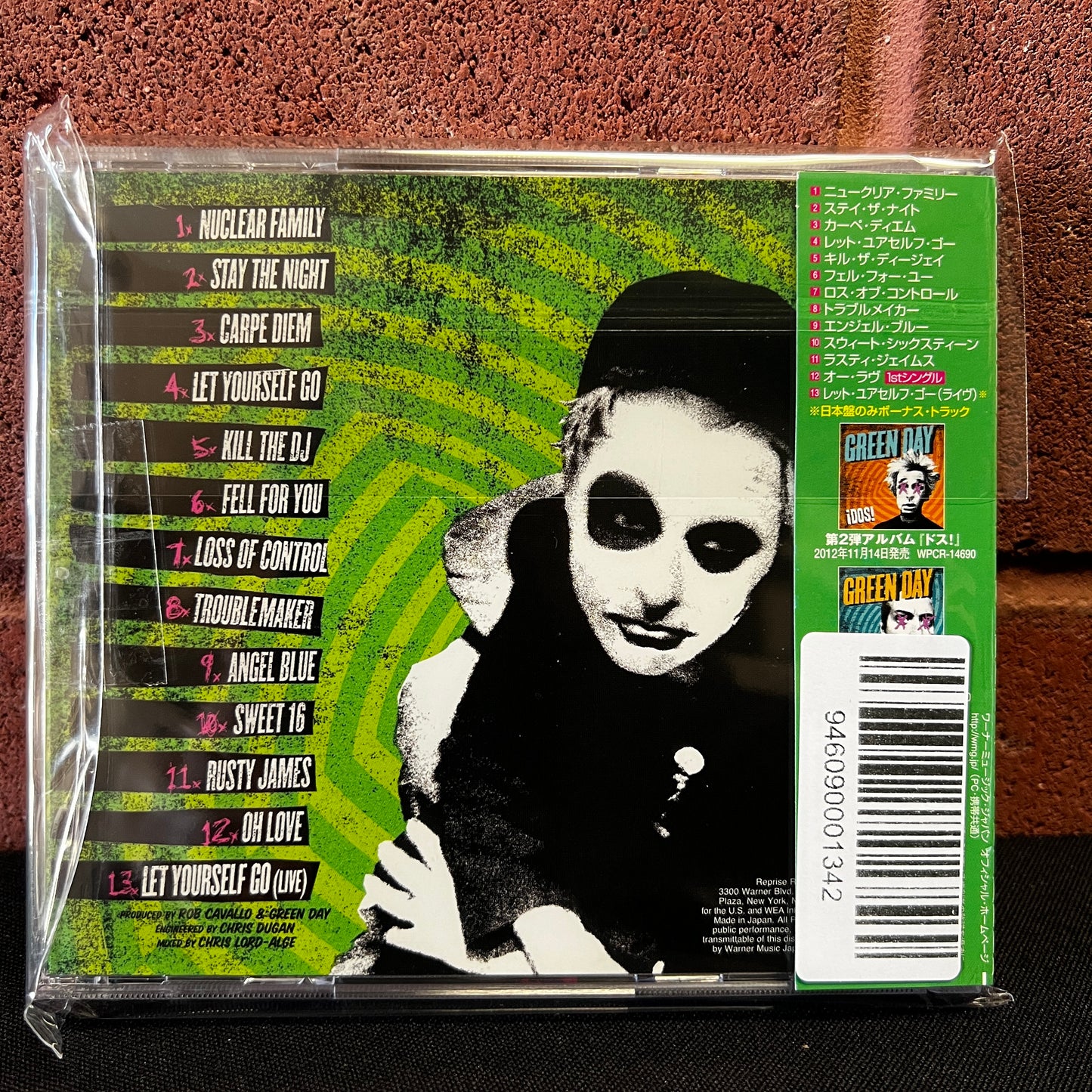 Used CD: Green Day "Uno" CD (2012 Japanese Press w/ Bonus Track)
