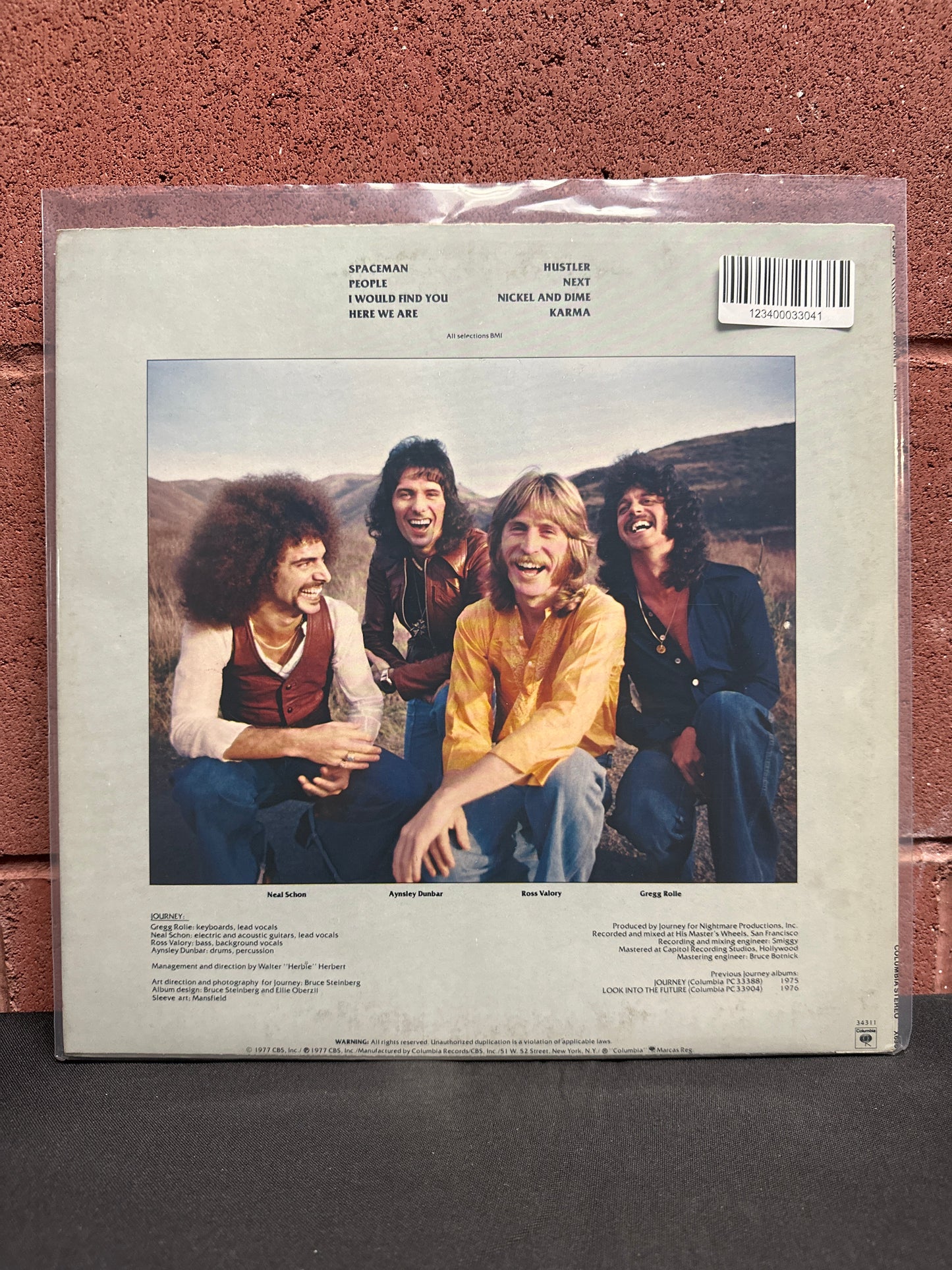 Used Vinyl:  Journey ”Next” LP