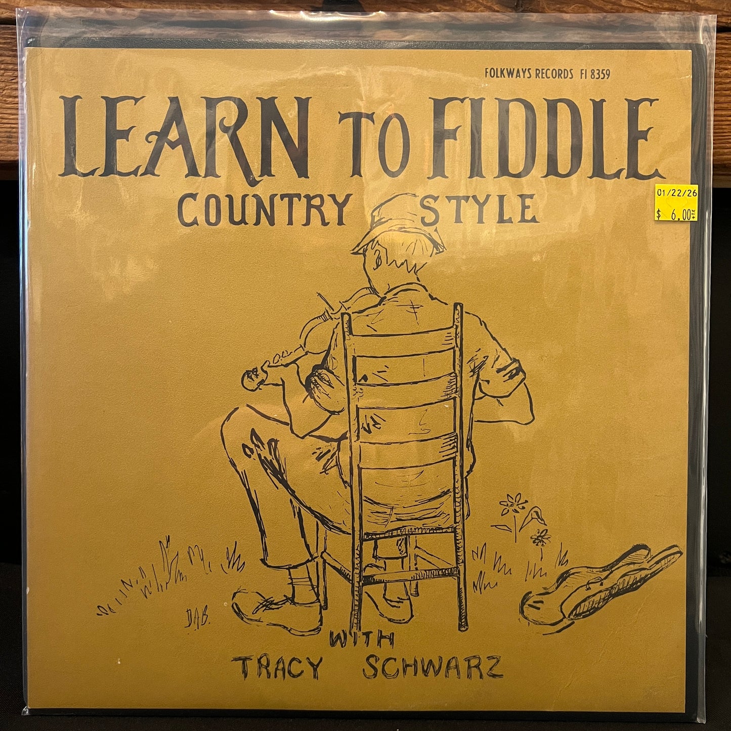 Used Vinyl: Tracy Schwarz "Learn To Fiddle Country Style With Tracy Schwarz" LP
