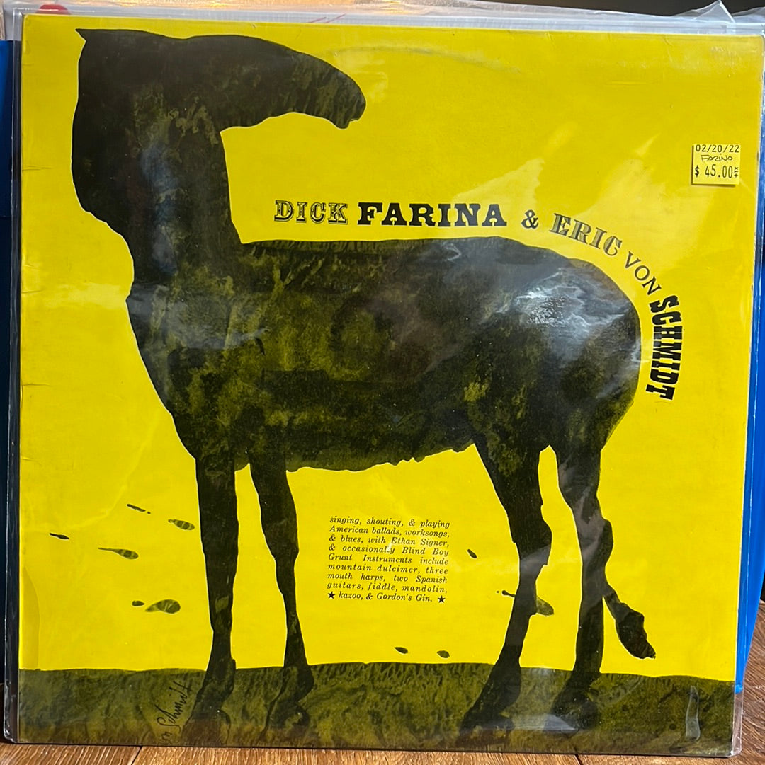 USED VINYL: Richard Farina & Eric Von Schmidt “Dick Fariña & Eric Von Schmidt” LP