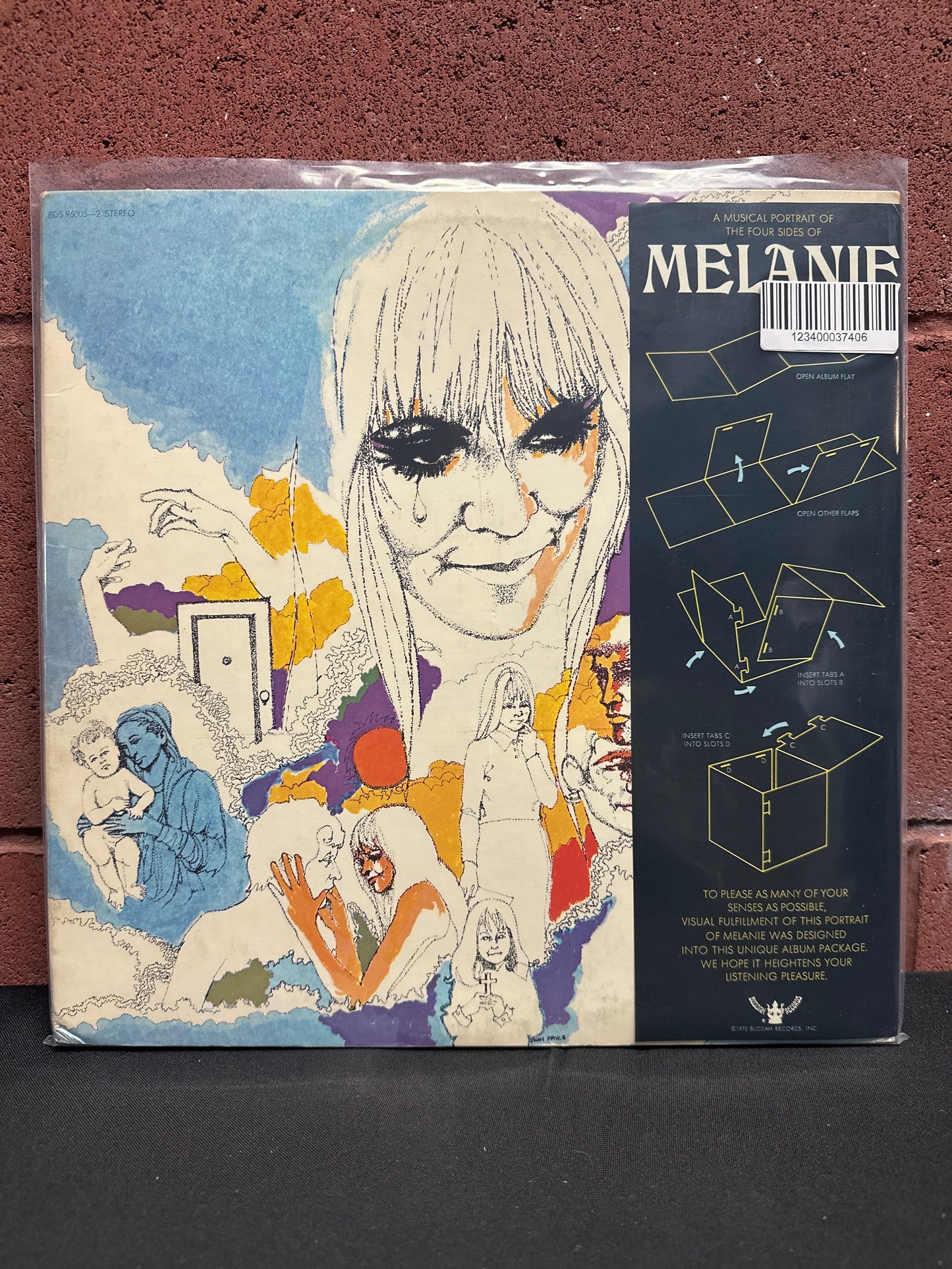 Used Vinyl:  Melanie ”Four Sides Of Melanie” 2xLP