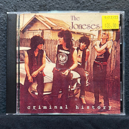 USED CD: Joneses "Criminal History" CD