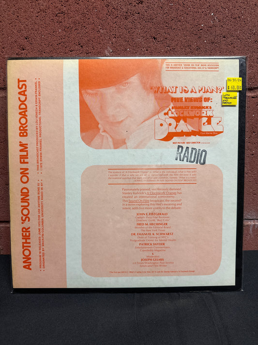 Used Vinyl: Joseph Gelmis ”'What Is A Man?' Five Views Of: Stanley Kubrick's 'A Clockwork Orange'” LP