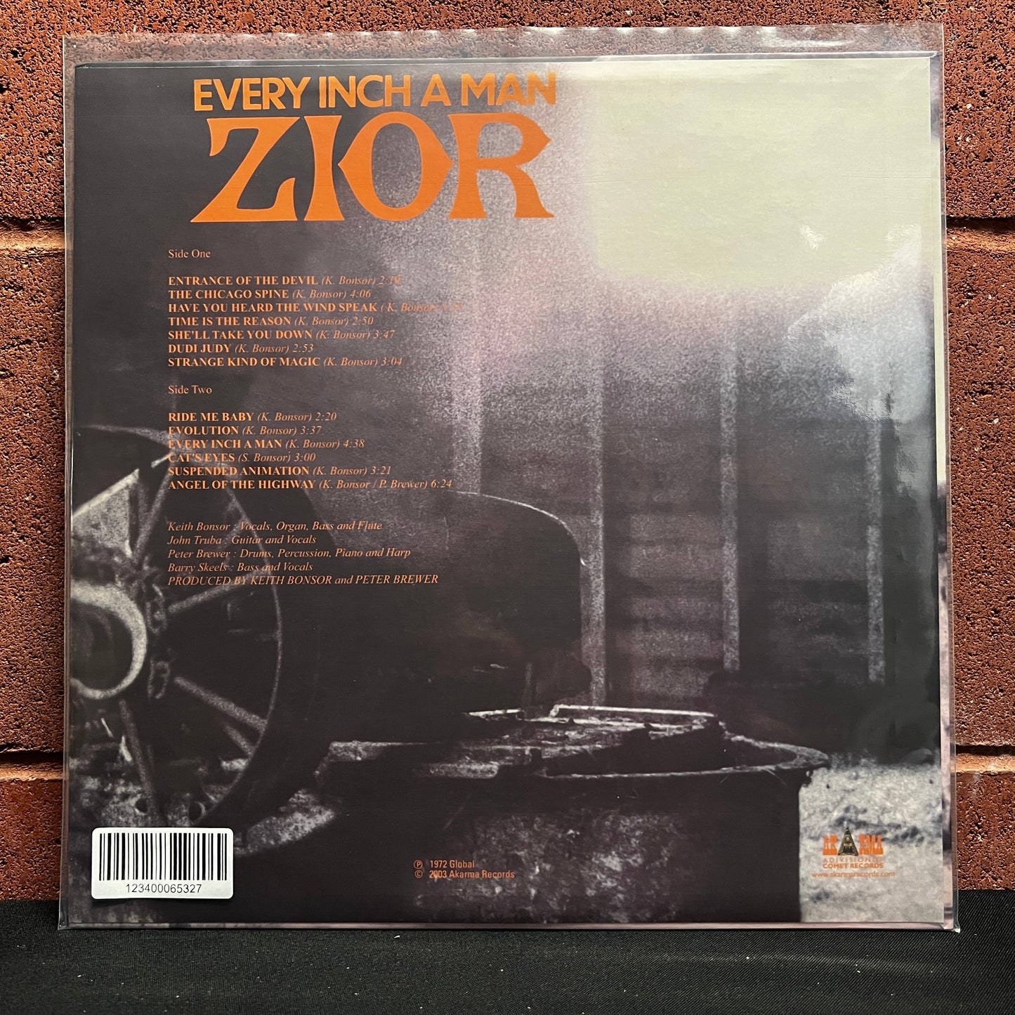 Used Vinyl: Zior "Every Inch A Man" LP (2011 Euro Press)