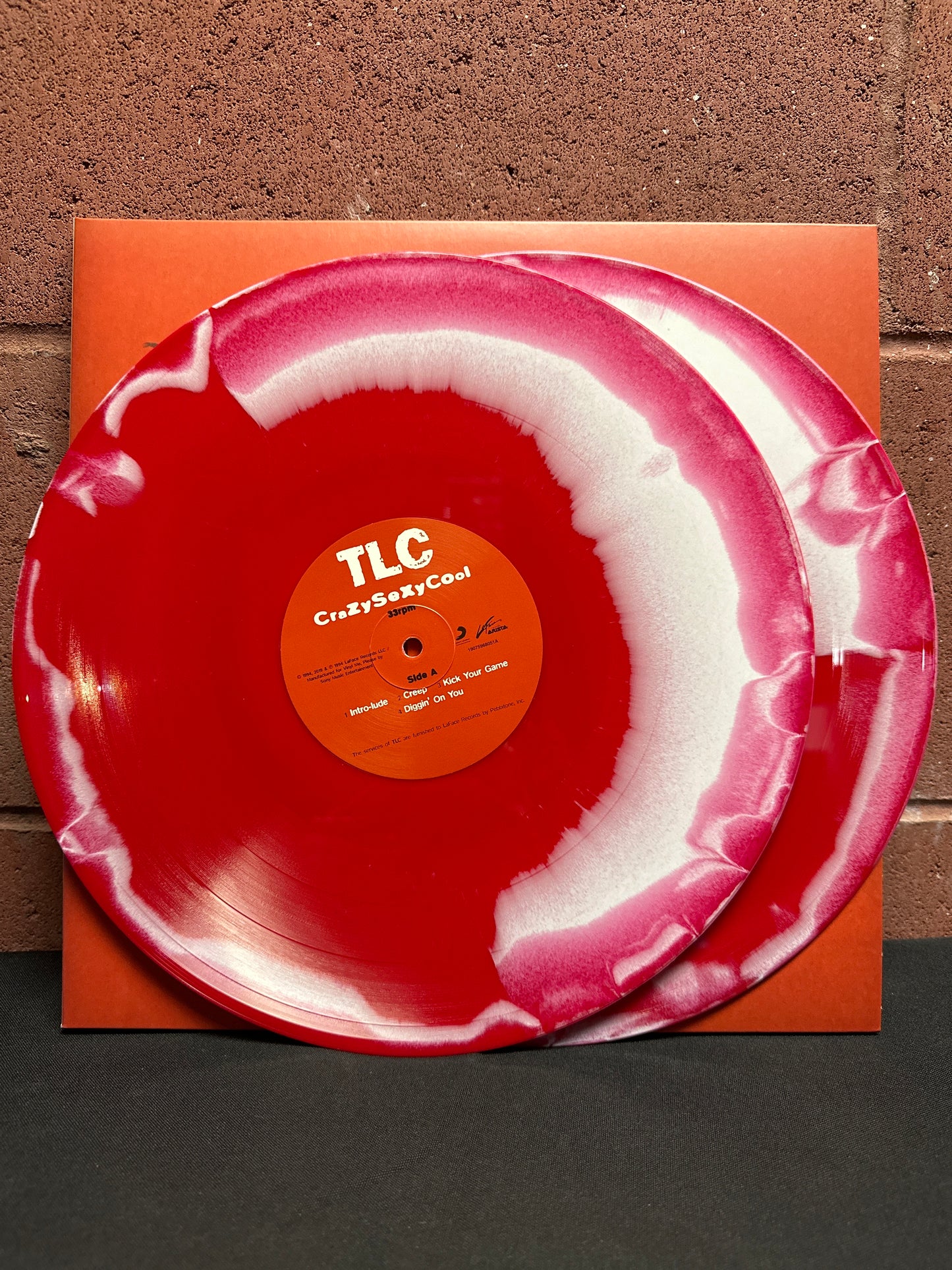 Used Vinyl:  TLC ”CrazySexyCool” 2xLP (Red & White Vinyl)