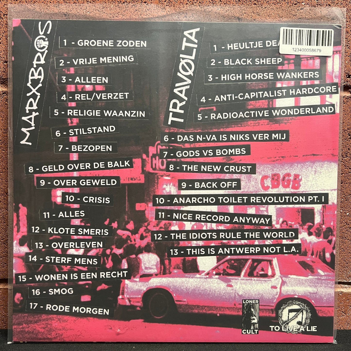 Used Vinyl: Marxbros / Travolta "Split" LP