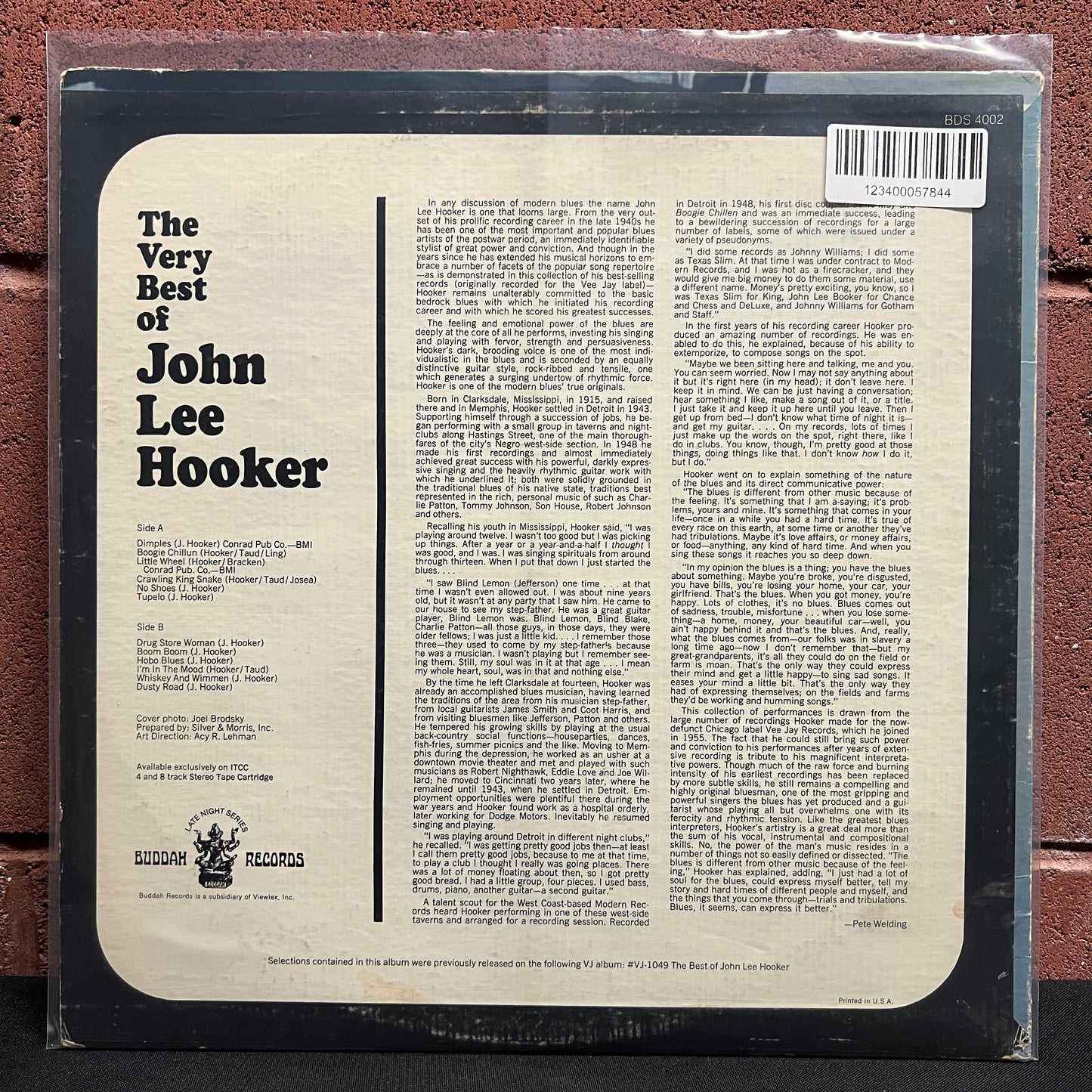 Used Vinyl: John Lee Hooker "The Very Best of John Lee Hooker" LP