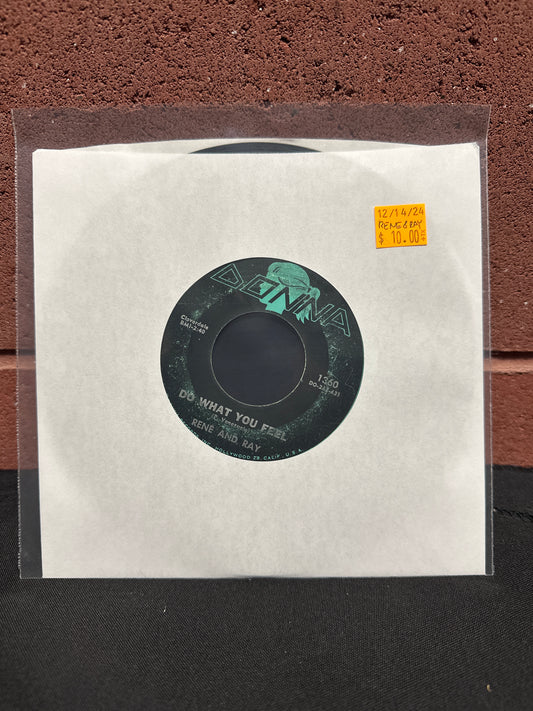 Used Vinyl: Rene And Ray "Queen Of My Heart / Do What You Feel" 7"