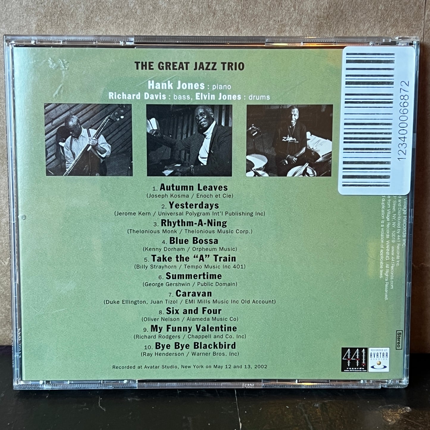 Used CD: The Great Jazz Trio "Autumn Leaves" CD (2003 Press)