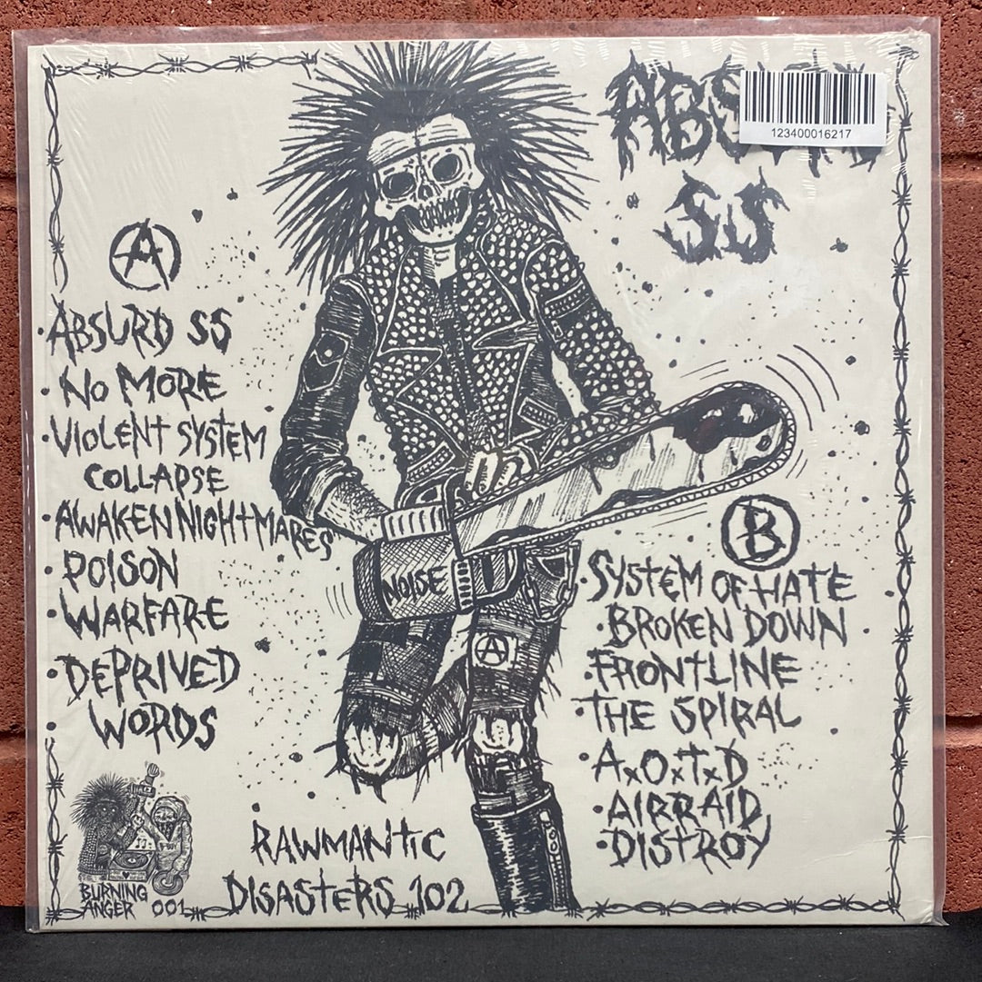 Used Vinyl:  Absurd SS ”Absurd SS” 12" (White vinyl)