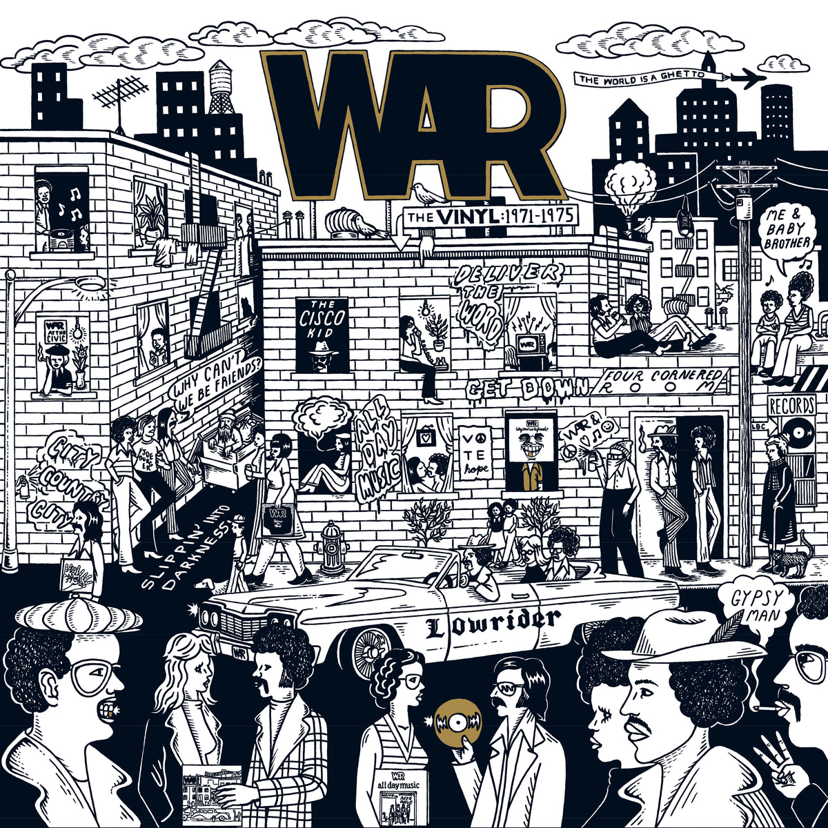 PRE-ORDER: WAR "The Vinyl: 1971-1975" 5xLP Boxset