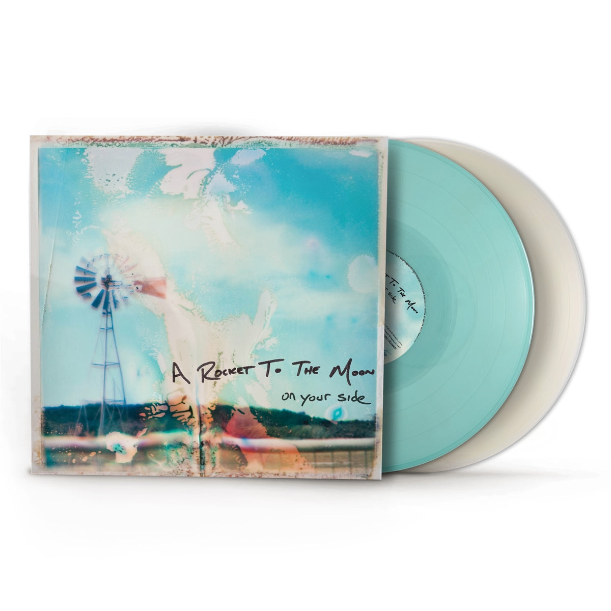 A Rocket to the Moon "On Your Side" 2xLP (Translucent Blue & Milky Clear Vinyl)