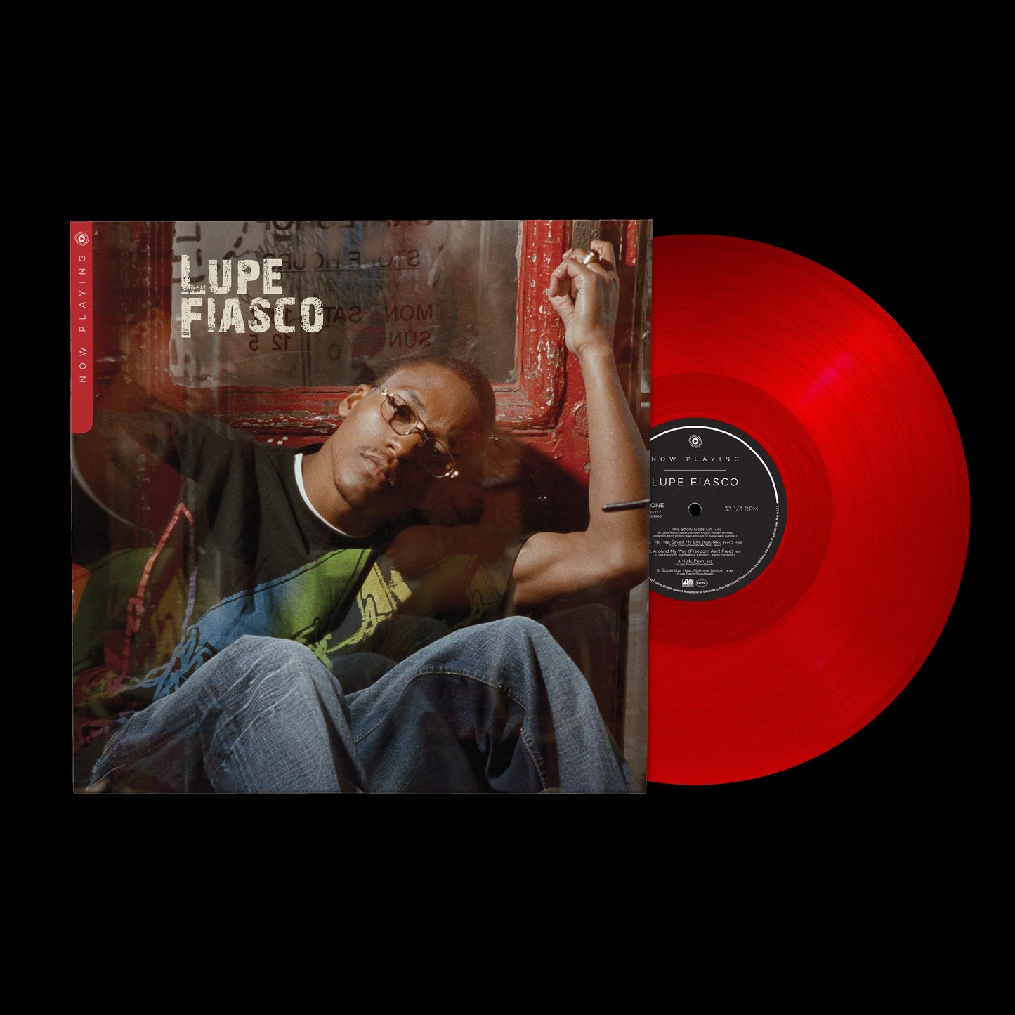 Lupe Fiasco "Now Playing" LP (Red Vinyl)