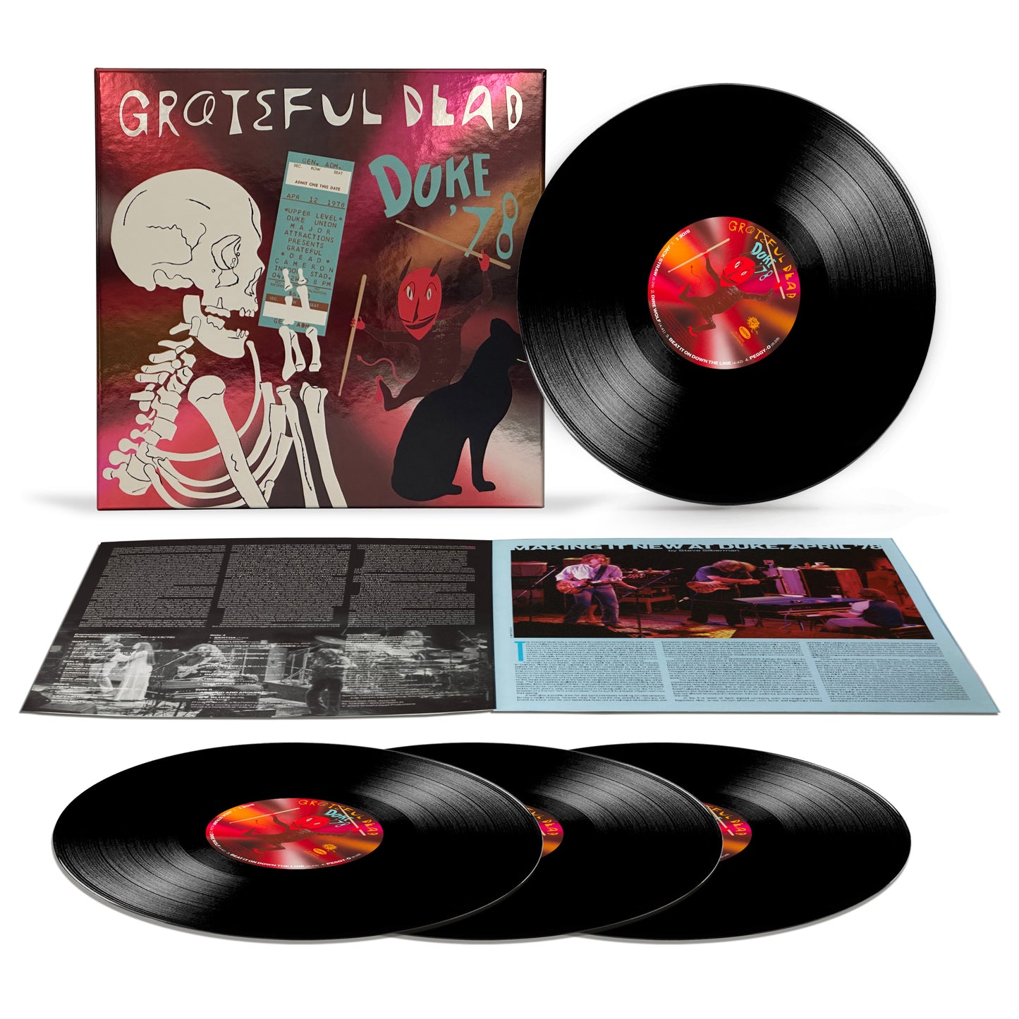 Grateful Dead "Duke '78" 4xLP Box Set