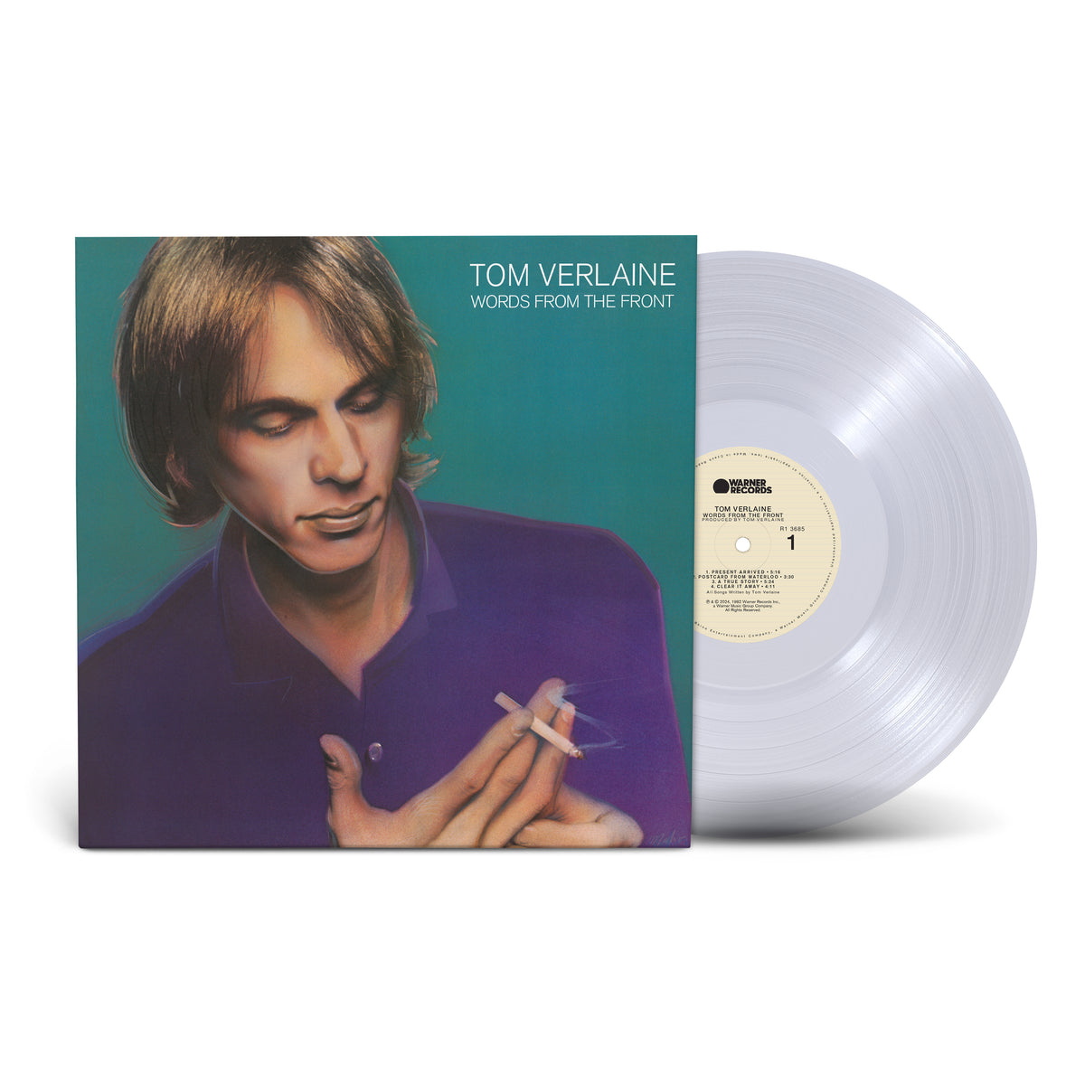 PRE-ORDER: Tom Verlaine "Words From the Front" LP (Rocktober 2026 Crystal Clear Vinyl)