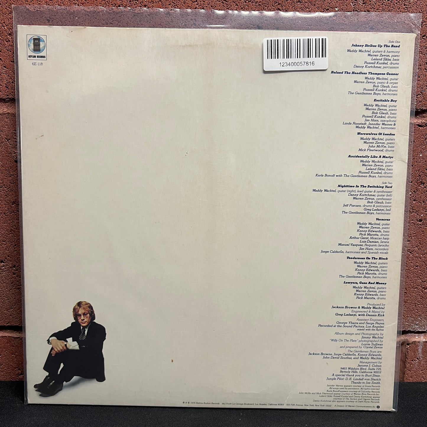 Used Vinyl: Warren Zevon "Excitable Boy" LP