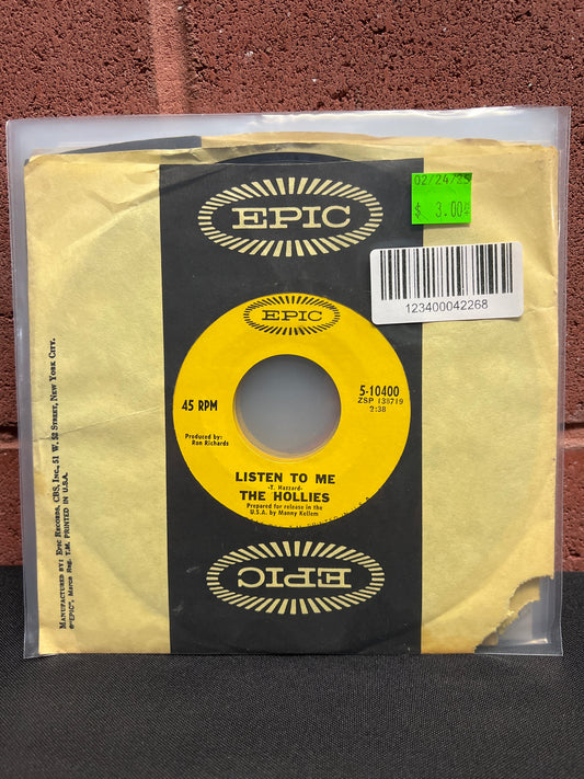 Used Vinyl: Hollies "Listen to me" 7"