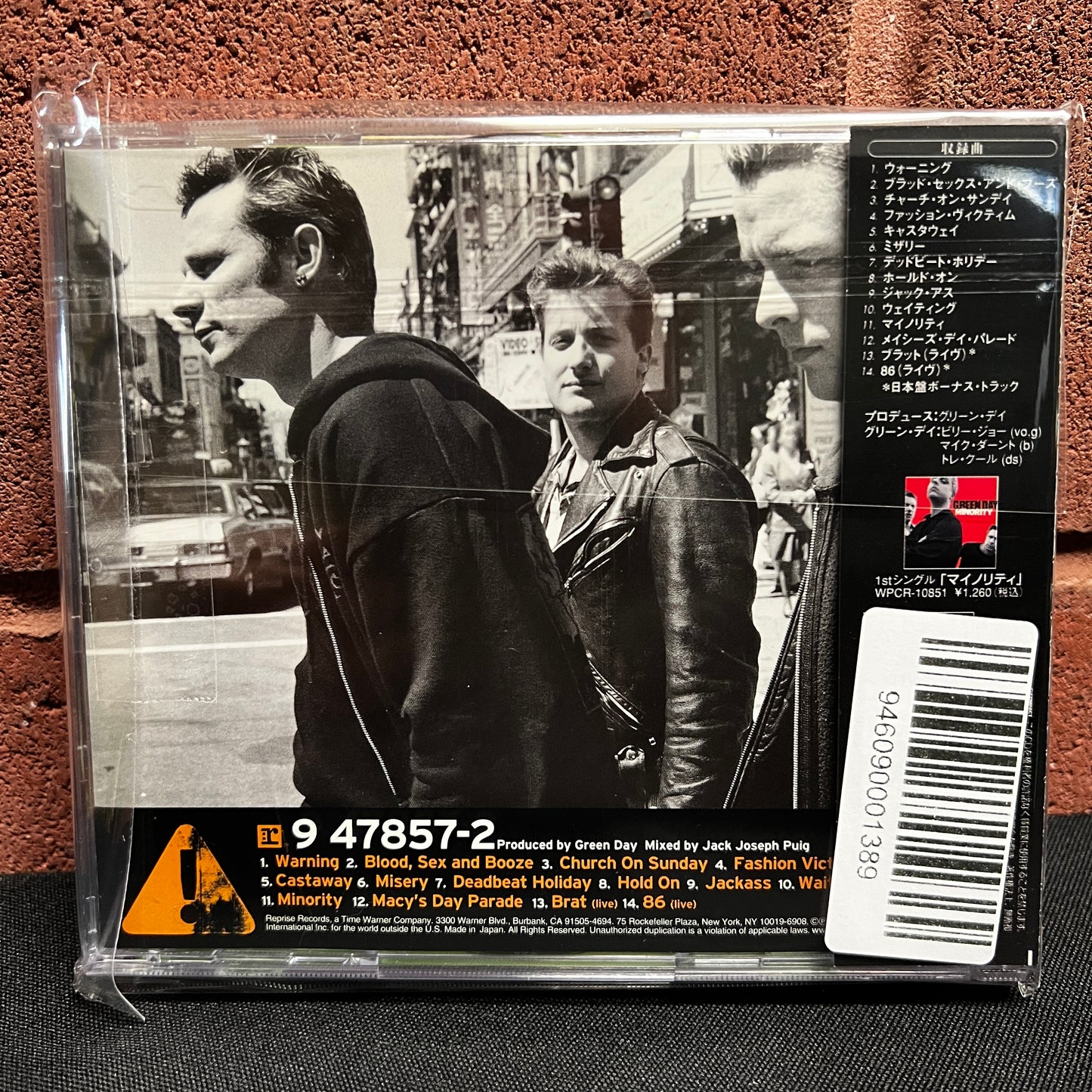 Used CD: Green Day "Warning" CD (2000 Japanese Press w/ Bonus Tracks)