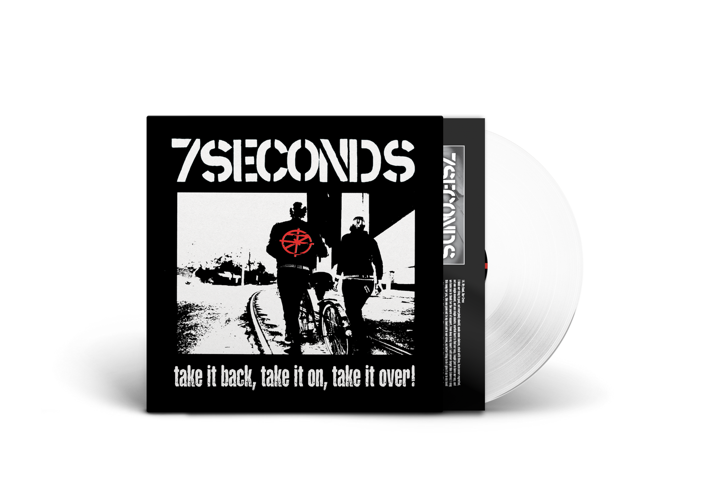 PRE-ORDER: 7 Seconds "Take It Back, Take It On, Take It Over" LP (White Vinyl)