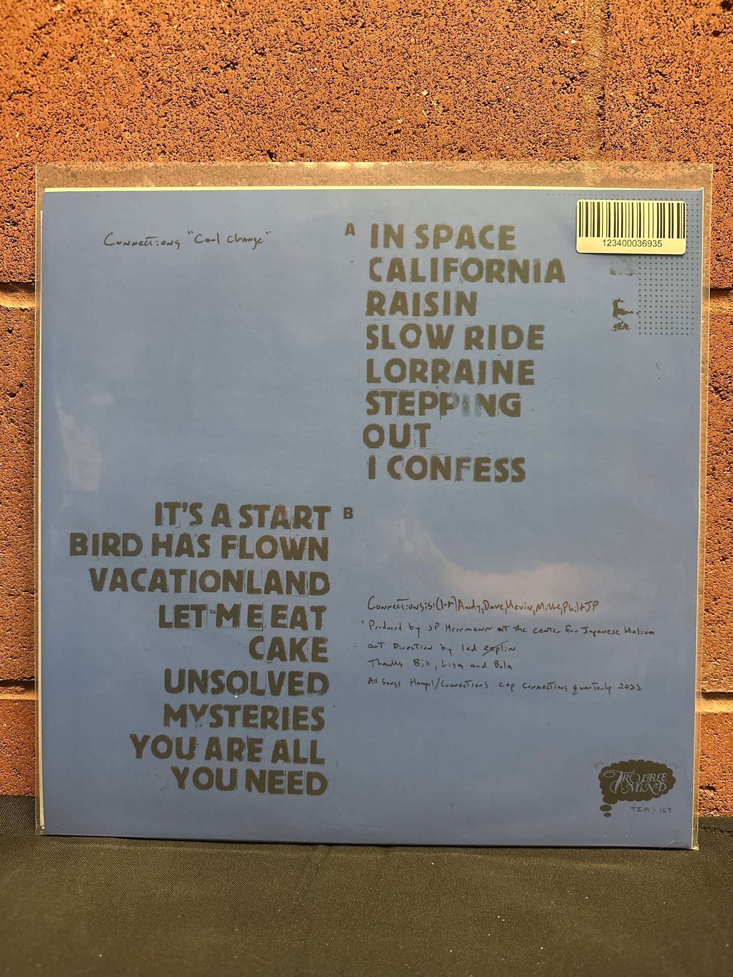 Used Vinyl:  Connections ”Cool Change” LP (Blue vinyl)