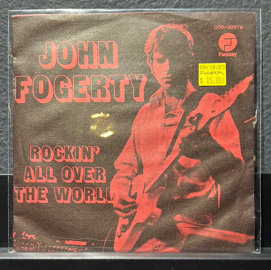 USED VINYL: John Fogerty "Rockin' All Over The World" 7"