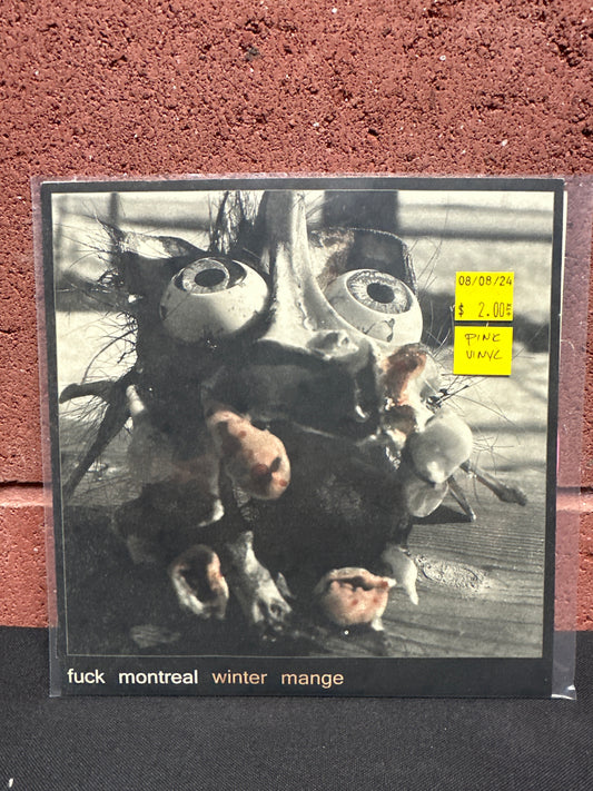 Used Vinyl:  Fuck Montreal ”Winter Mange” 7" (Pink vinyl)