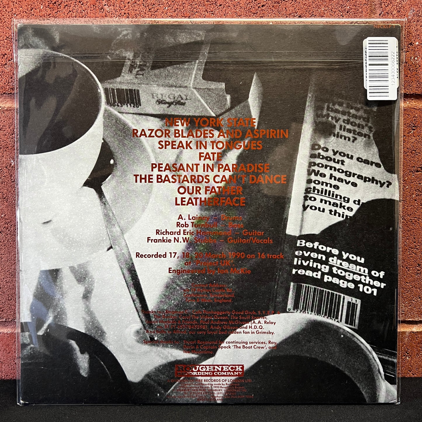 Used Vinyl: Leatherface ‎"Fill Your Boots" LP (1990 UK Press)