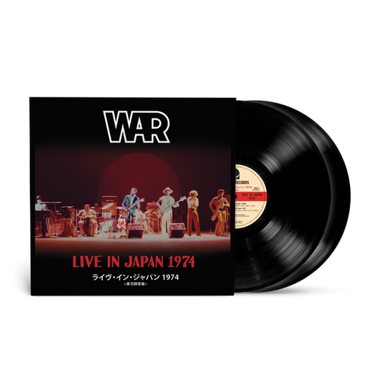 PRE-ORDER: WAR "Live In Japan 1974" 2xLP