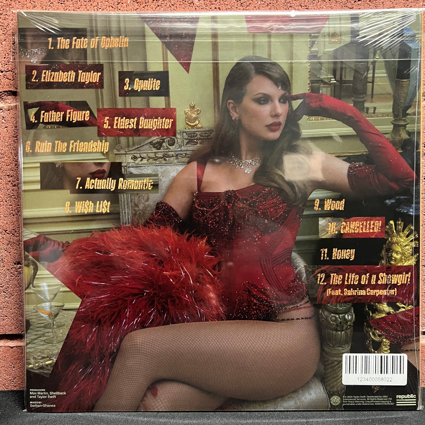 Used Vinyl: Taylor Swift "The Life Of A Showgirl" LP (Baby, That's Show Business Edition, Sealed)
