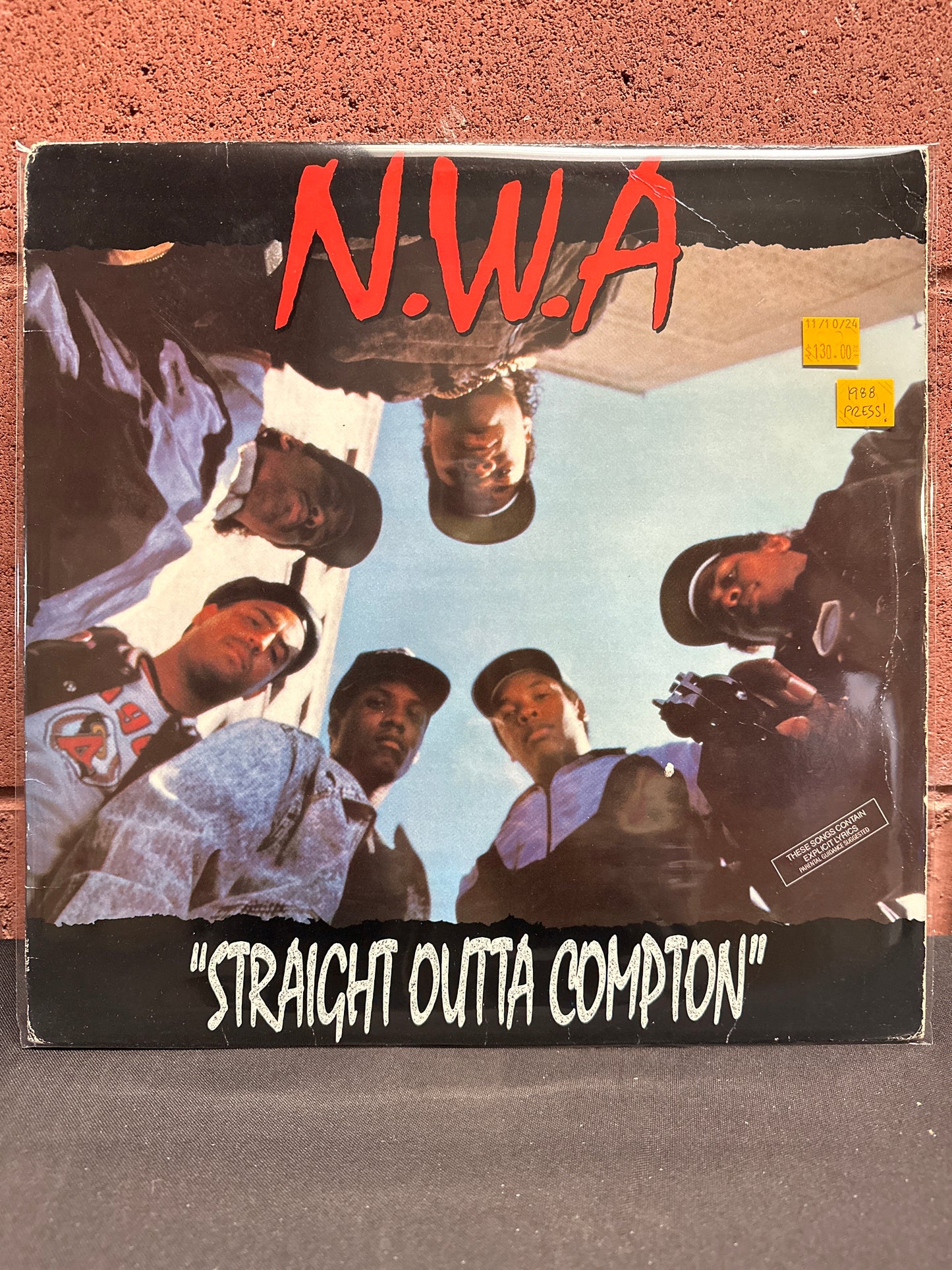 Used Vinyl:  N.W.A. ”Straight Outta Compton” LP