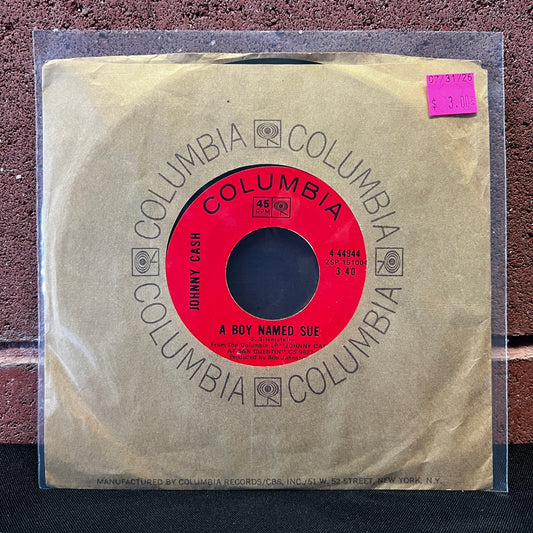 Used Vinyl: Johnny Cash "A Boy Named Sue" 7"