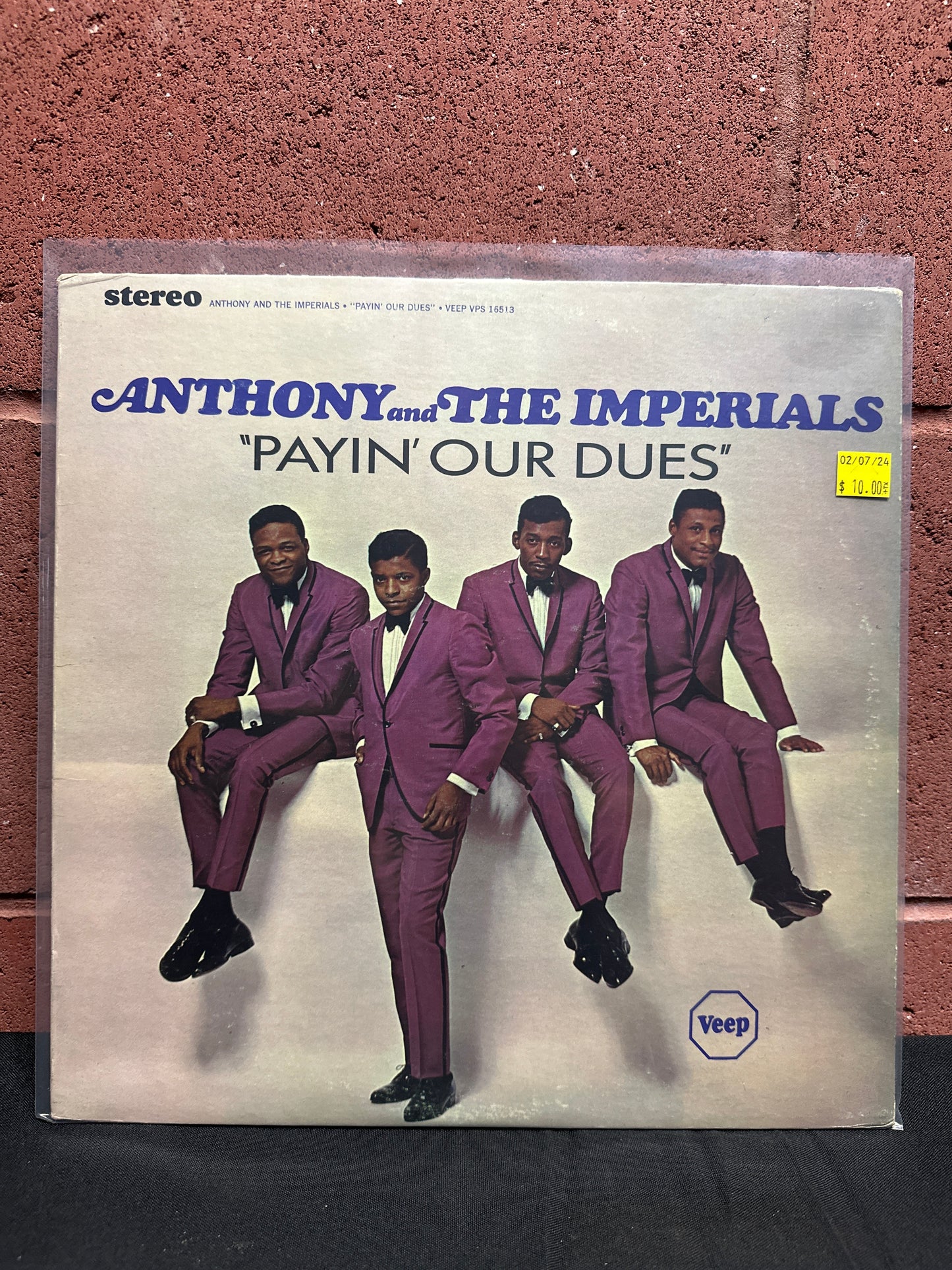 Used Vinyl:  Little Anthony & The Imperials ”Payin' Our Dues” LP