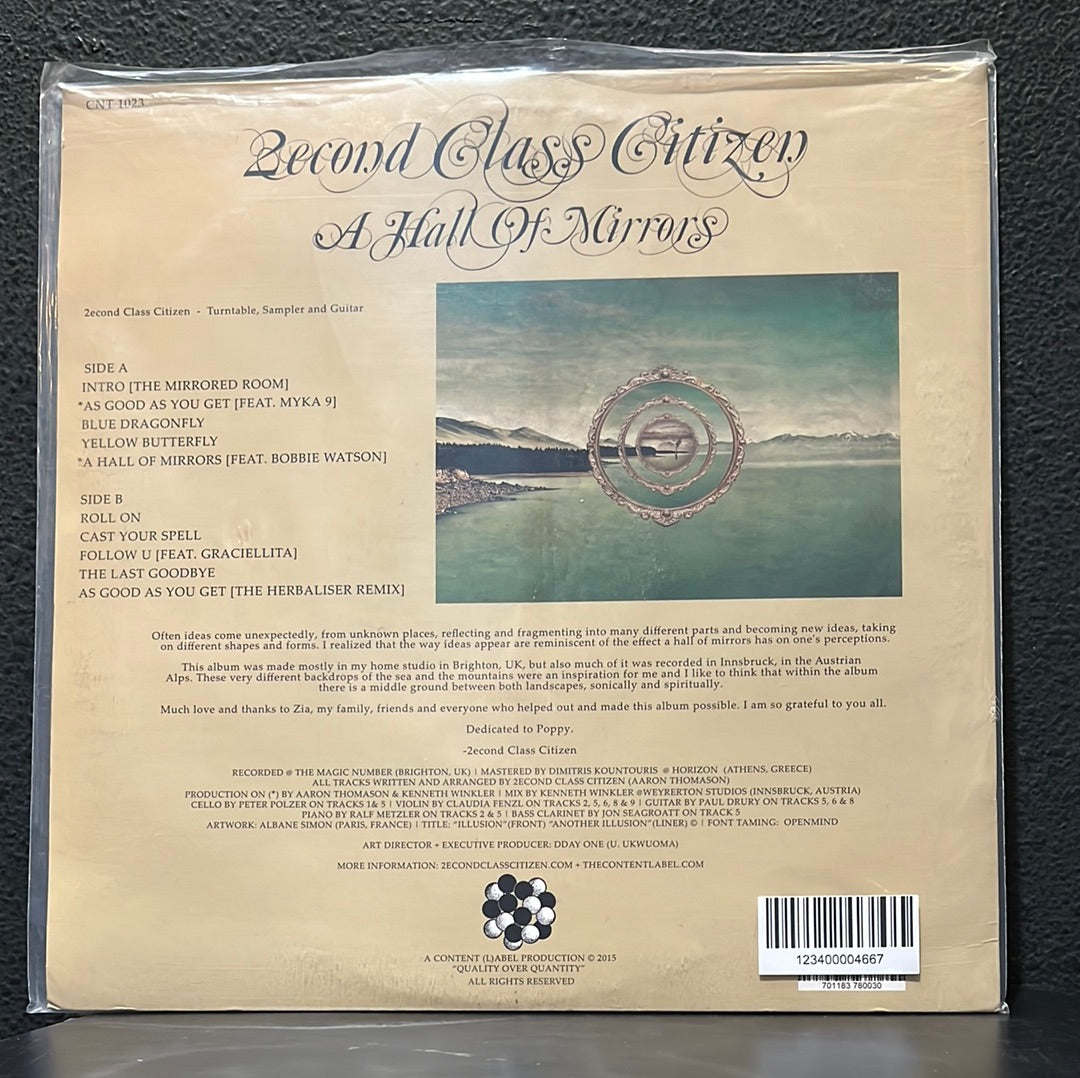 USED VINYL: 2econd Class Citizen “A Hall Of Mirrors ” LP