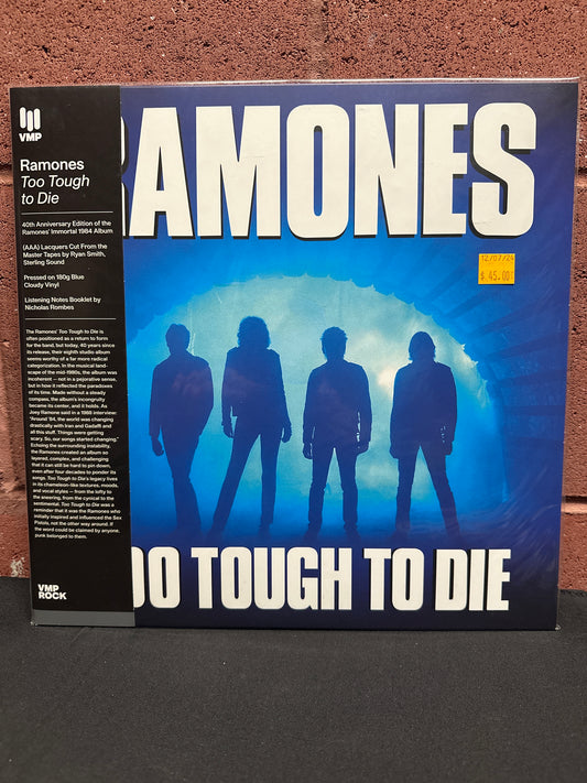 Used Vinyl:  Ramones ”Too Tough To Die” LP (Blue vinyl)